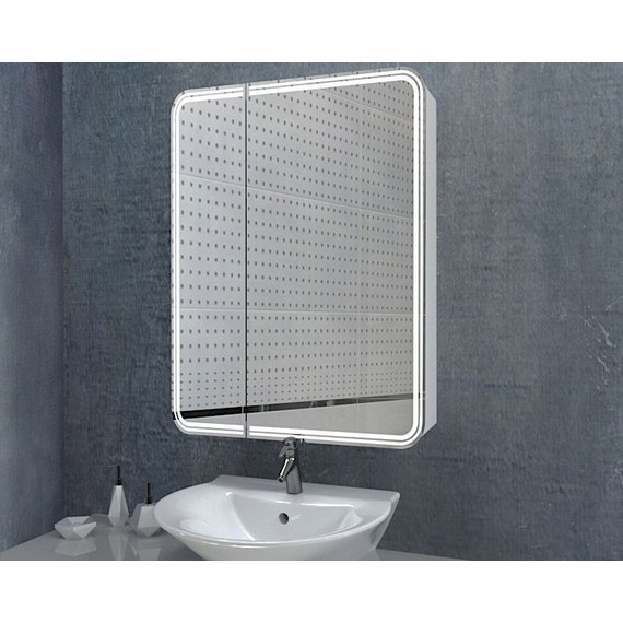 Зеркало-шкаф Art&Max Verona Led 80 см AM-Ver-800-800-2D-R-DS-F - фото 2
