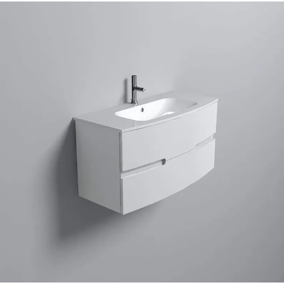 Тумба подвесная с раковиной Jacob Delafon Nona 100 см EB1889RU-G1C (раковина из искусственного мрамора) - фото 2