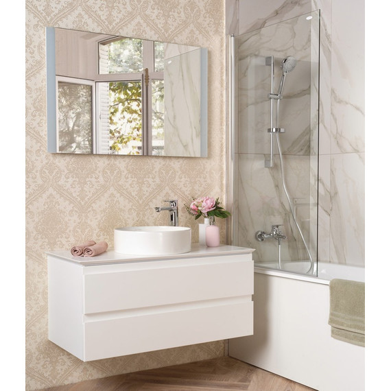 Тумба подвесная со столешницей Jacob Delafon Madeleine 103 см EB2084-J5, белый глянцевый - фото 5