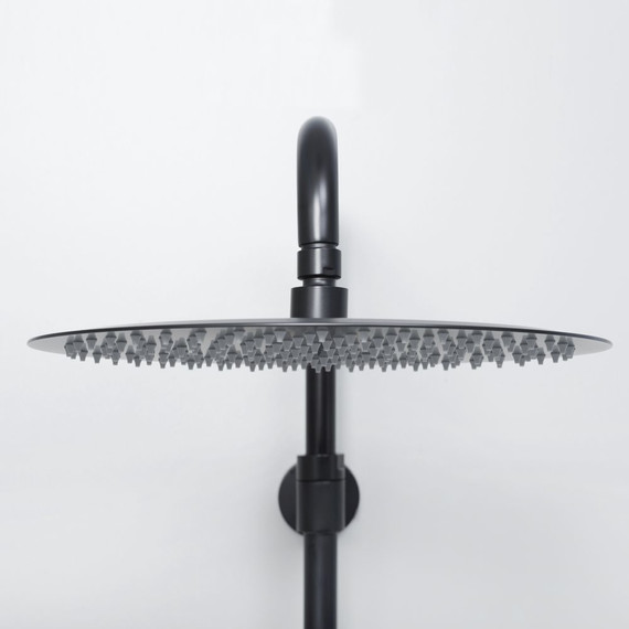 Душевая стойка с термостатом WasserKraft Thermo A28801, черный - фото 5