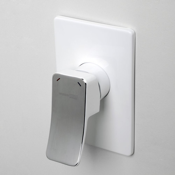 Смеситель для душа WasserKraft Aller 10651WHITE, белый/хром - фото 2