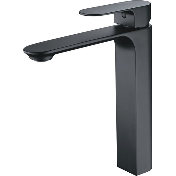 Смеситель для раковины высокий WasserKraft Elbe 7403H, чёрный - фото 