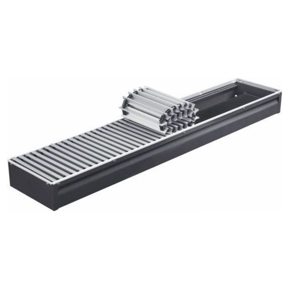 Внутрипольный конвектор KZTO Бриз нерж 2200х200х100 мм - фото 5