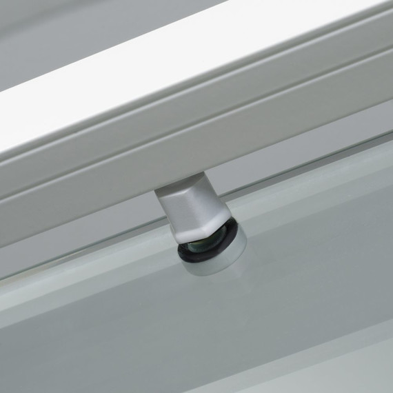 Душевая дверь WasserKraft Rhin 110 см 44S13, белый/прозрачное - фото 3