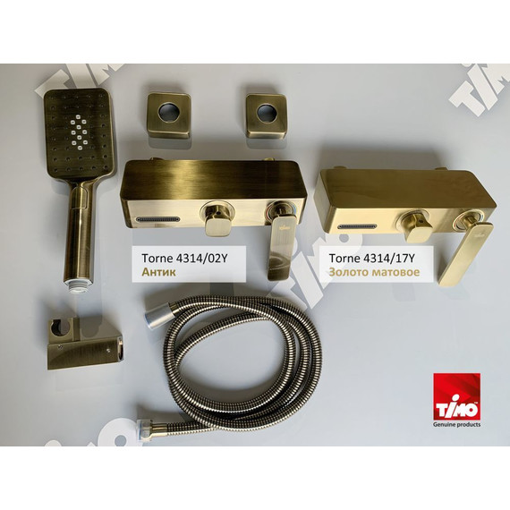 Смеситель для ванны Timo Torne 4314/02Y, антик - фото 5