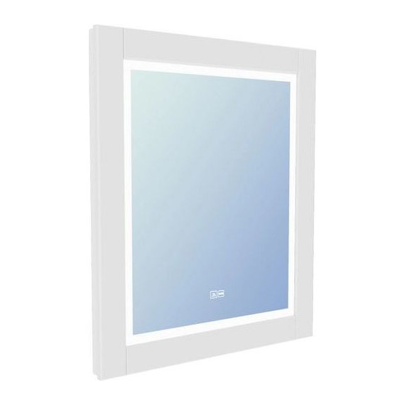 Зеркало Iddis Oxford Led 60 см ЗЛП111, белый матовый - фото 