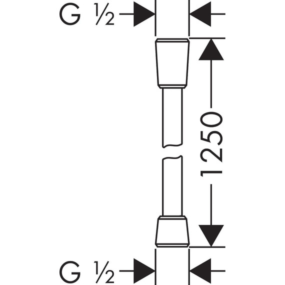 Душевая система для душа с термостатом Hansgrohe Raindance S 240 PowderRain 27959670, черный матовый - фото 7