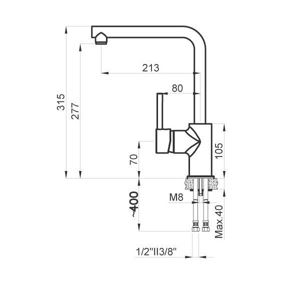 Смеситель для кухни Azario Evans AZ-152944316, белый, Цвет производителя: белый - фото 2