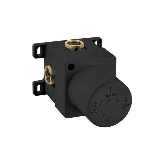 Скрытая часть для смесителя E.C.A. 102166102C1EX, черный матовый - фото 