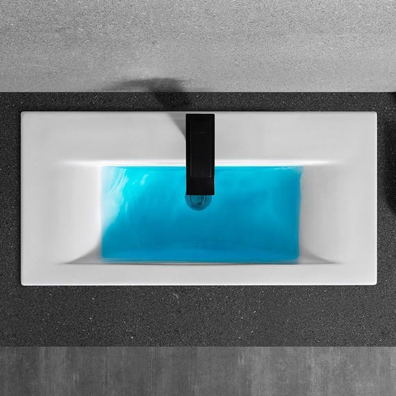 Раковина врезная на столешницу CeramaLux N 80 см 9393-80 - фото 3