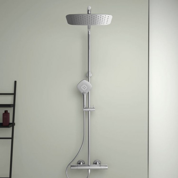 Душевая стойка с термостатом Ideal Standard Ceratherm T100 A7705AA - фото 6