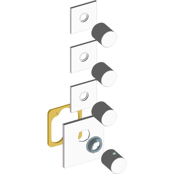 Смеситель для ванны с термостатом Bossini Oki Z031205.030 - фото 3