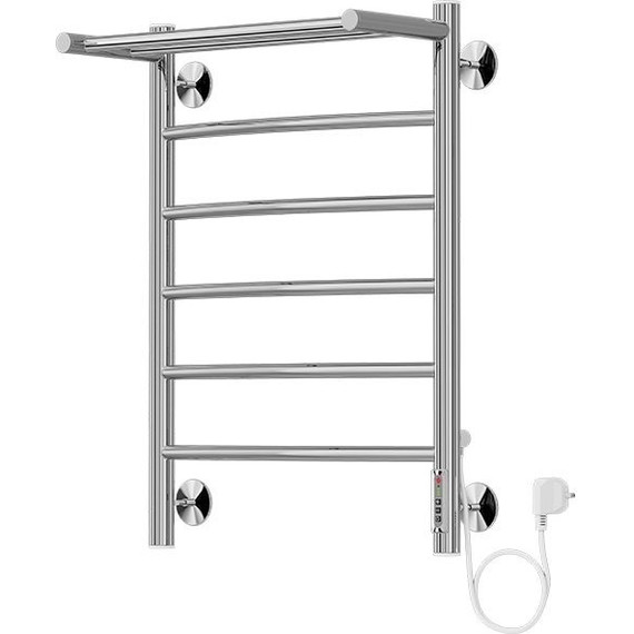 Полотенцесушитель электрический Royal Thermo Аора с полкой П6 450х650 мм - фото 