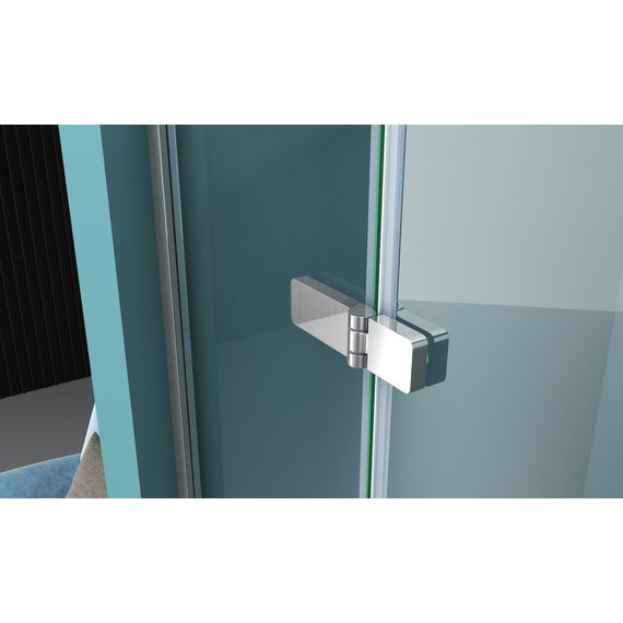 Душевая дверь BelBagno 120 см KRAFT-B-12-60/60-C-Cr-R, хром/прозрачное - фото 5