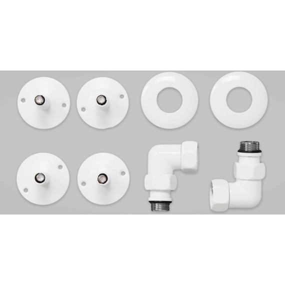 Полотенцесушитель водяной Domoterm Калипсо БЕЛ П9 500x700 мм, белый - фото 4