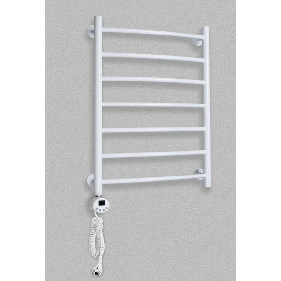 Полотенцесушитель электрический Domoterm Калипсо БЕЛ П7 500х700 мм EL, белый - фото 2