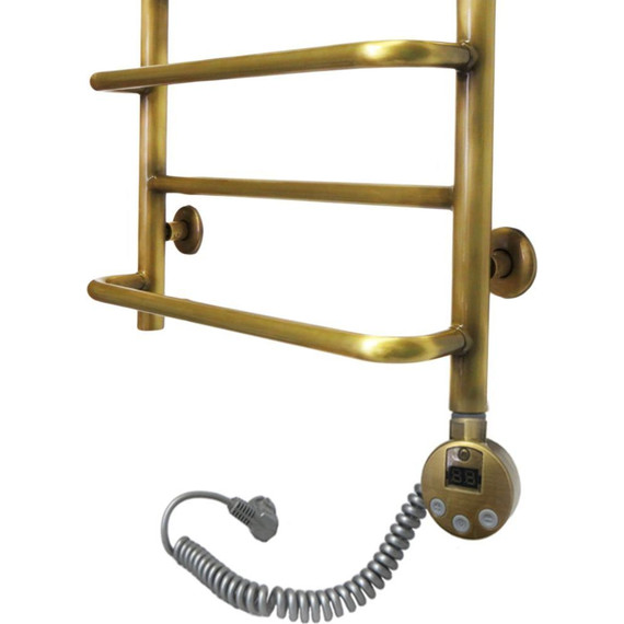 Полотенцесушитель электрический Domoterm Орфей АБР П5 500х700 мм ER, цвет античная бронза - фото 3