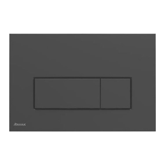 Кнопка смыва Ravak Uni Slim X01744, чёрный матовый - фото 