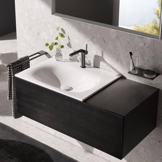 Стакан для зубных щеток Keuco Edition 400 11554139000, цвет хром чёрный - фото 2