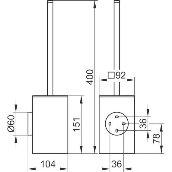 Ёршик для унитаза Keuco Edition 90 19064010101 - фото 4