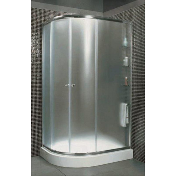 Душевое ограждение Cezares 120x100 см ANIMA-W-RH-2-120/100-P-Cr-R, хром/матовое - фото 