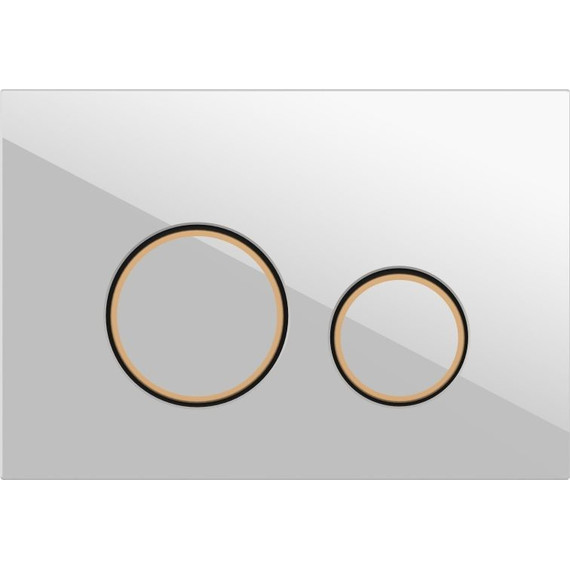 Кнопка смыва Cersanit Twins A63535, белый - фото 