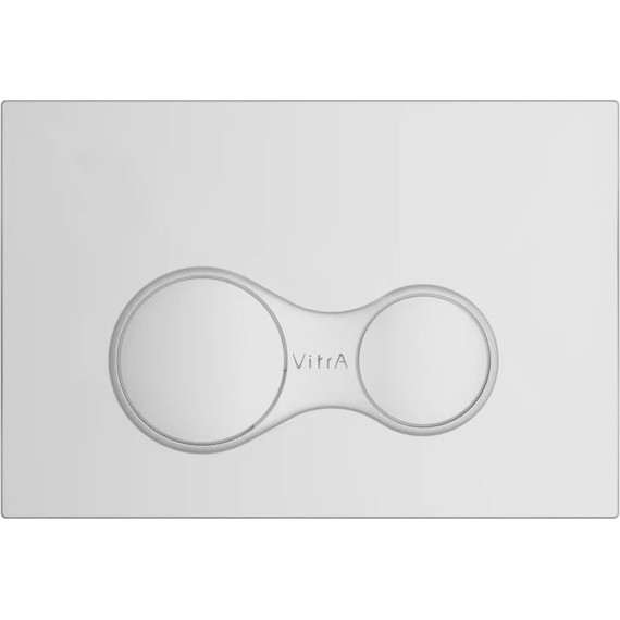 Кнопка смыва Vitra Sirius 740-0485, хром матовый - фото 