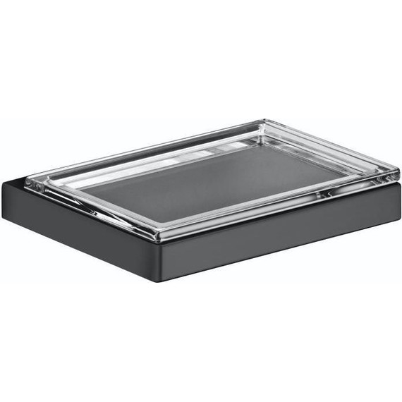 Мыльница Keuco Edition 11 11155139000, цвет хром чёрный - фото 