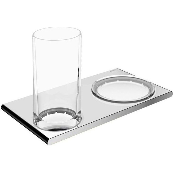 Стакан для зубных щеток с мыльницей Keuco Edition 400 11556019000 - фото 