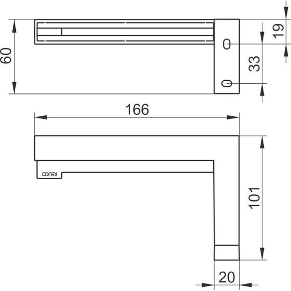 Держатель для туалетной бумаги Keuco Edition 90 19162010000 - фото 9