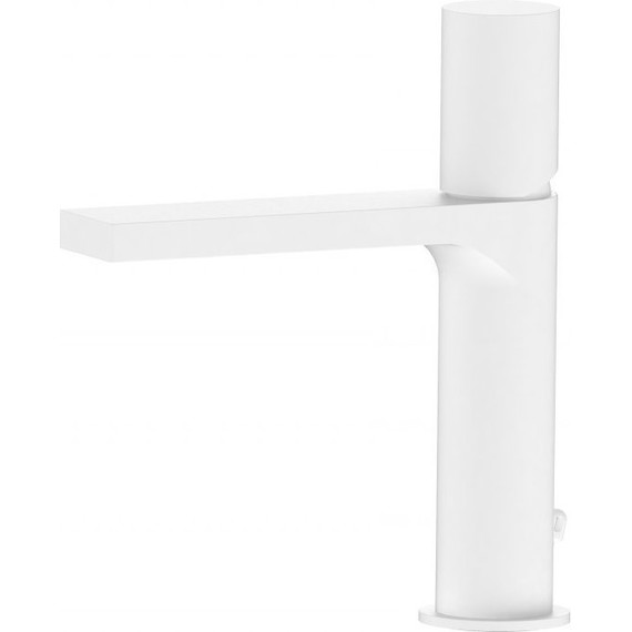 Смеситель для раковины AQG Tube 01TUB100BL, белый матовый - фото 