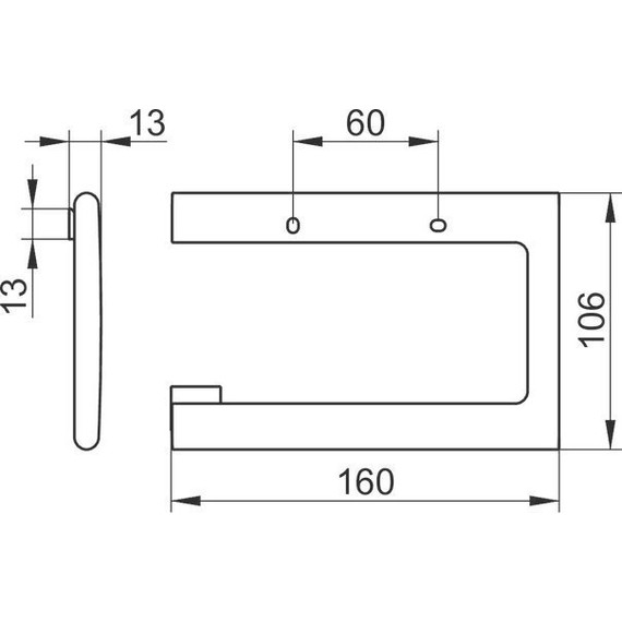 Держатель для туалетной бумаги Keuco Edition 400 11562030000, цвет бронза - фото 3