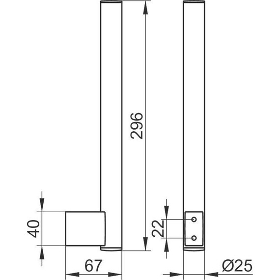 Держатель для туалетной бумаги Keuco Plan 14963010002 - фото 2