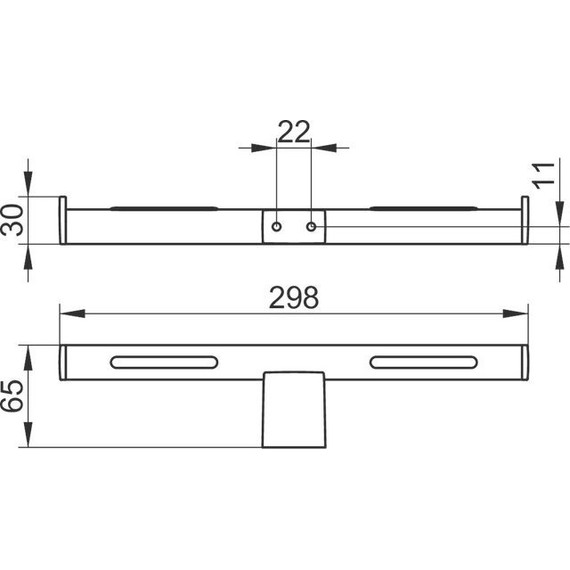 Держатель для туалетной бумаги Keuco Plan 14963070003, цвет нержавеющая сталь - фото 2
