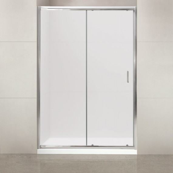 Душевая дверь BelBagno 160 см UNO-BF-1-160-M-Cr, хром/матовое - фото 