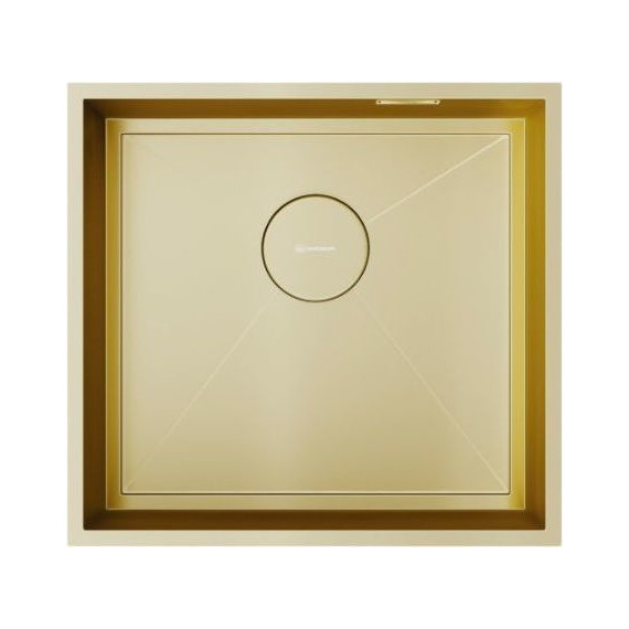 Кухонная мойка Omoikiri Kasen 48-26 INT LG (4997057) 1,2 мм, светлое золото, Цвет производителя: светлое золото - фото 