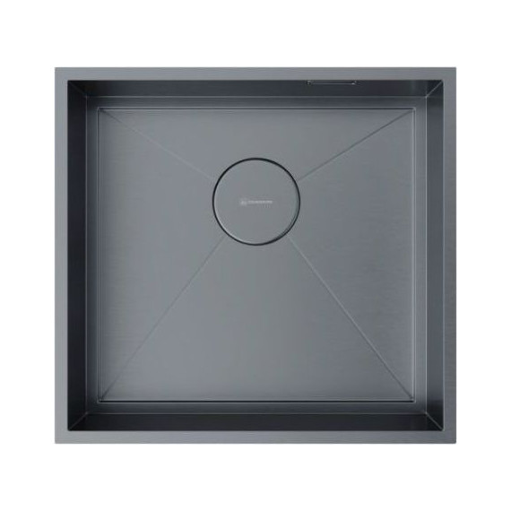 Кухонная мойка Omoikiri Kasen 48-26 INT GM (4997058) 1,2 мм, вороненая сталь, Цвет производителя: вороненая сталь - фото 
