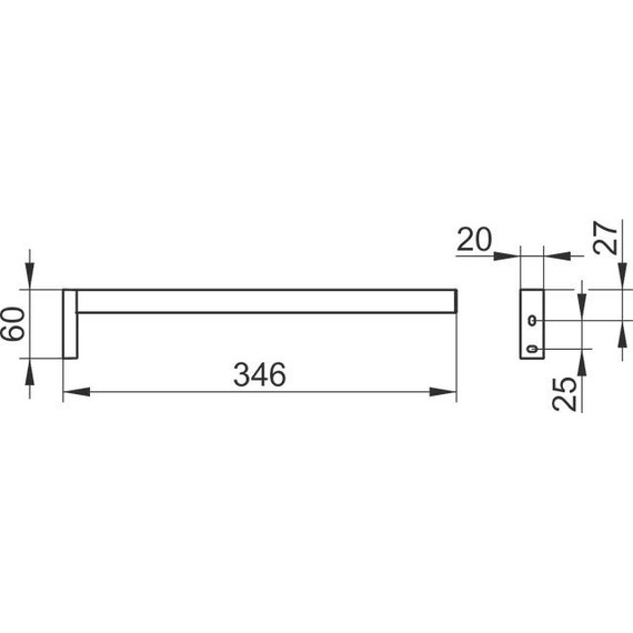Полотенцедержатель Keuco Edition 90 35 см 19122010000 - фото 9