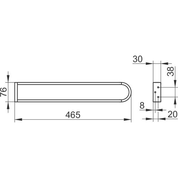 Полотенцедержатель Keuco Edition 300 30018010000 - фото 2
