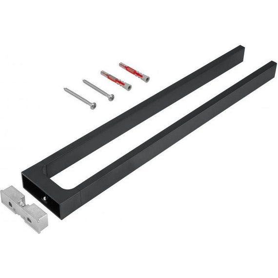 Полотенцедержатель Keuco Edition 11 11118130000, цвет хром чёрный - фото 5