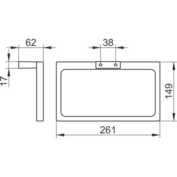 Кольцо для полотенец Keuco Edition 11 11121010000 - фото 3