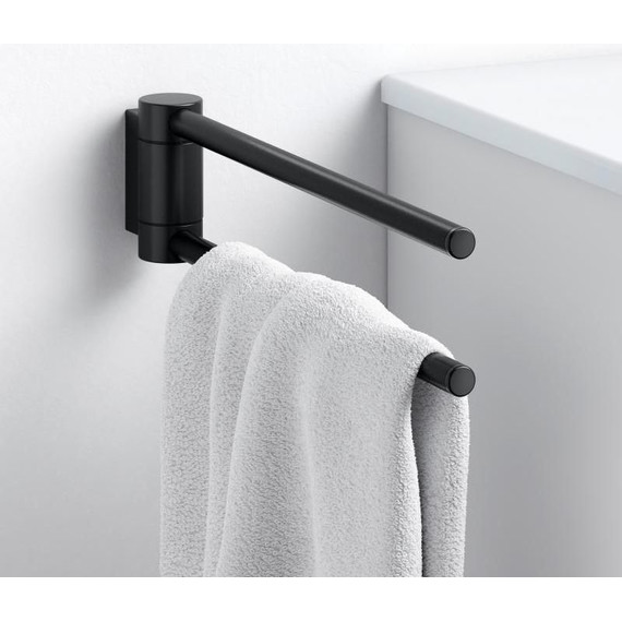 Держатель для полотенца Keuco Plan 30 см 14919370000, цвет чёрный матовый - фото 5