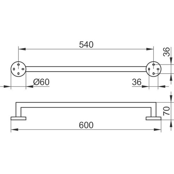 Полотенцедержатель Keuco Edition 90 19001010800 - фото 4