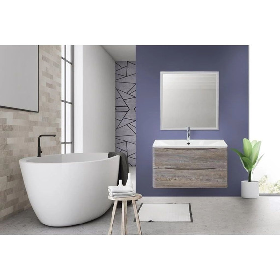 Тумба подвесная с раковиной BelBagno ACQUA-1200-2C-SO-PS 120 см, Pino Scania, Цвет фасада: Pino Scania - фото 3