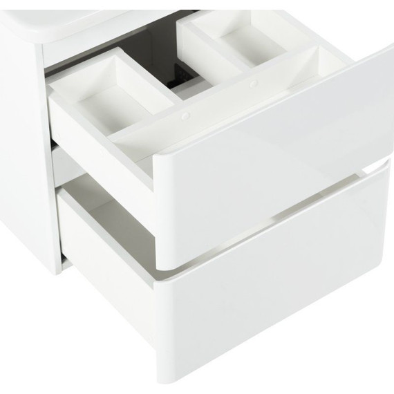 Тумба подвесная с раковиной BelBagno ALBANO-CER-500-2C-SO-RR 50 см, Rovere Rustico, Цвет фасада: Rovere Rustico - фото 4