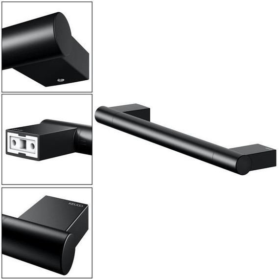 Поручень Keuco Plan 14907370000, цвет чёрный матовый - фото 9