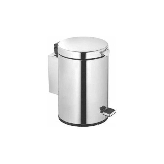 Ведро для мусора с педалью Keuco Plan 14977010000, цвет хром - фото 