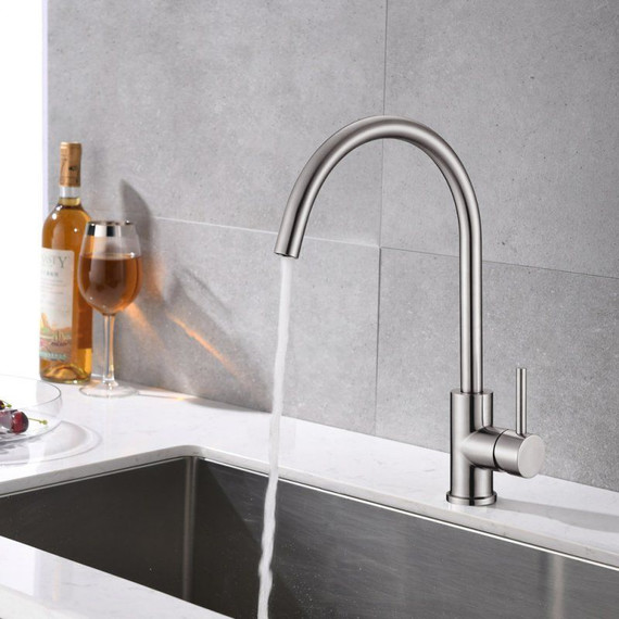 Смеситель для кухни BelBagno Armonica ARM-LAM-IN, сатин - фото 2