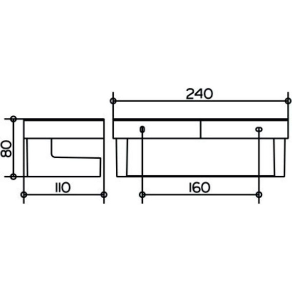 Полка Keuco Moll 12758010000, цвет хром/белый - фото 2