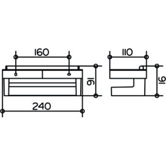 Полка Keuco Moll 12759010000, цвет хром/белый - фото 6